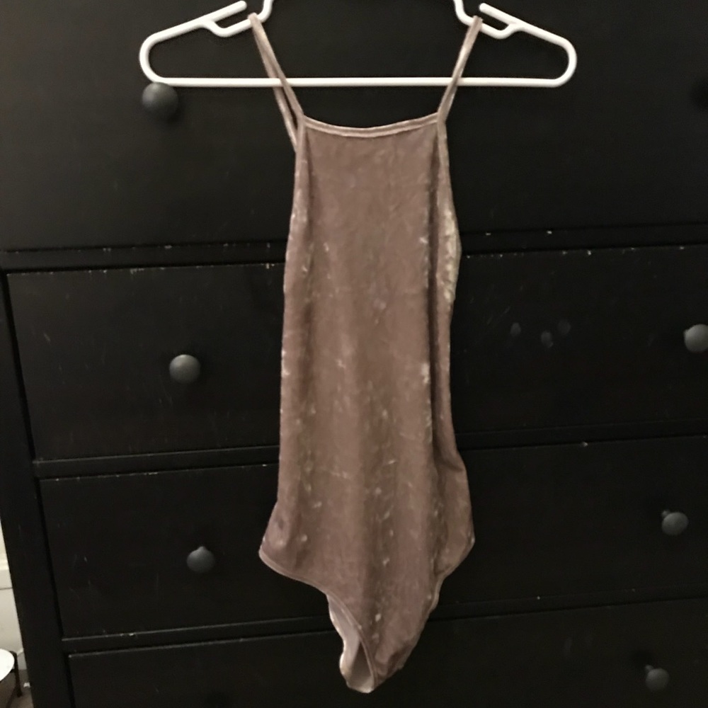 Velvet bodysuit